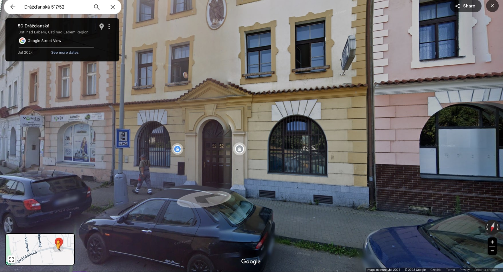 Mapa s umístěním firmy M.A.R.K.A.24